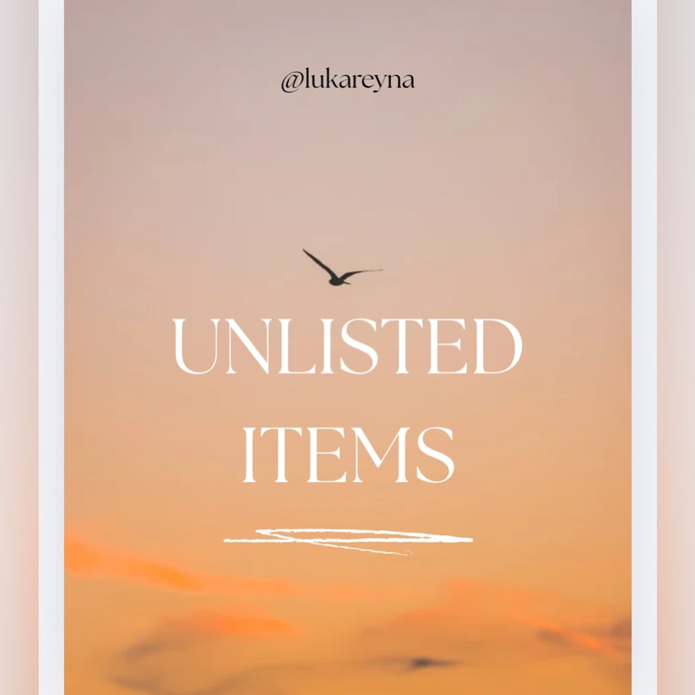 Unlisted Items